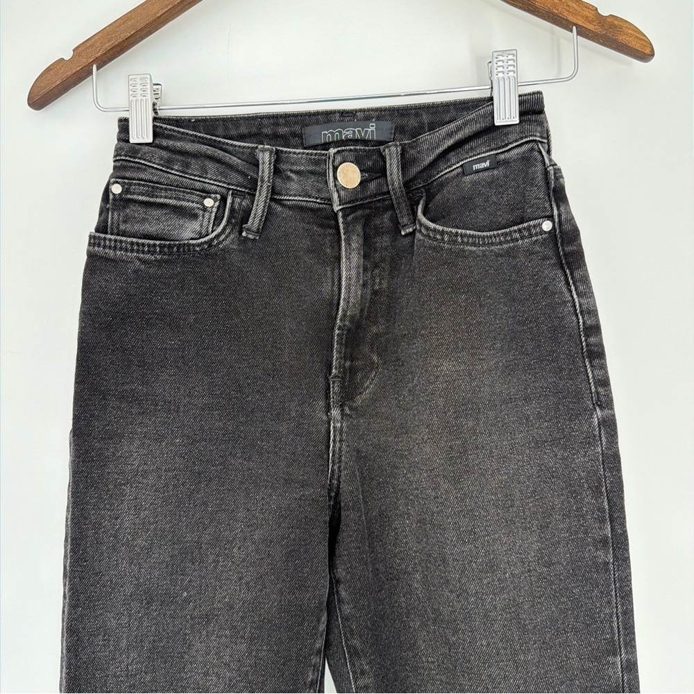MAVI Star Real Blue Anthracite Smoke Jeans - womens black jeans %cotton - Picture 7 of 13